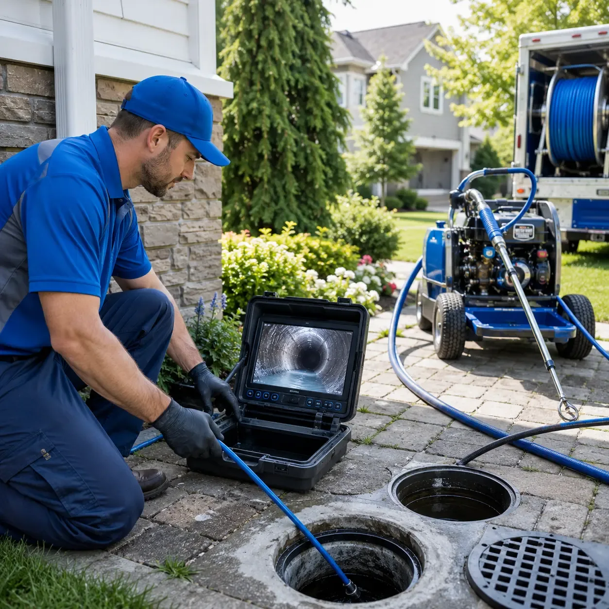 Outdoor drain cleaning professionals serving Laddonia, MO